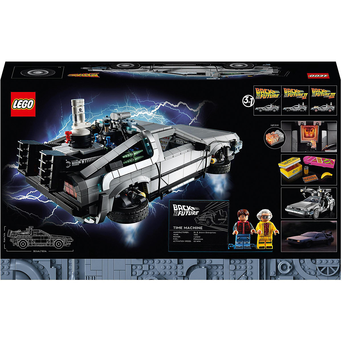 LEGO® Icons 10300 Die Zeitmaschine aus Zurück in die Zukunft