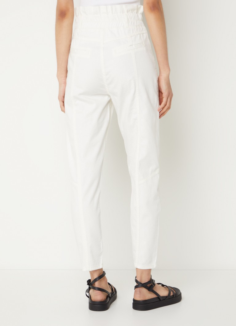 Vaqueros Omny de ba&sh de vita alta affusolati y trimmed from this very flexible