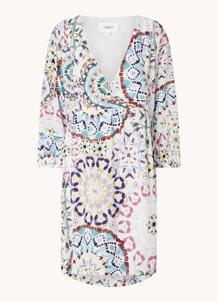 Vestido túnica corto Lorenza de ba&sh con estampado