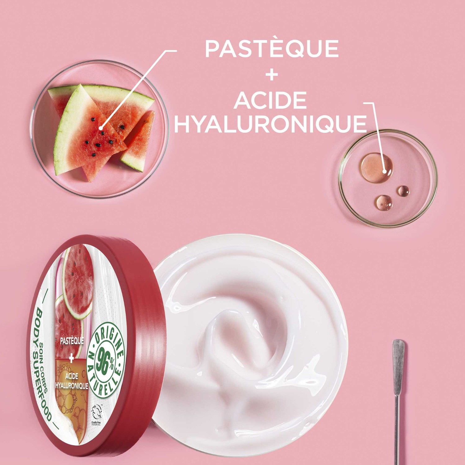 Garnier Vannmelon Hyaluronsyre Fuktighetsgivende Kroppsgelkrem