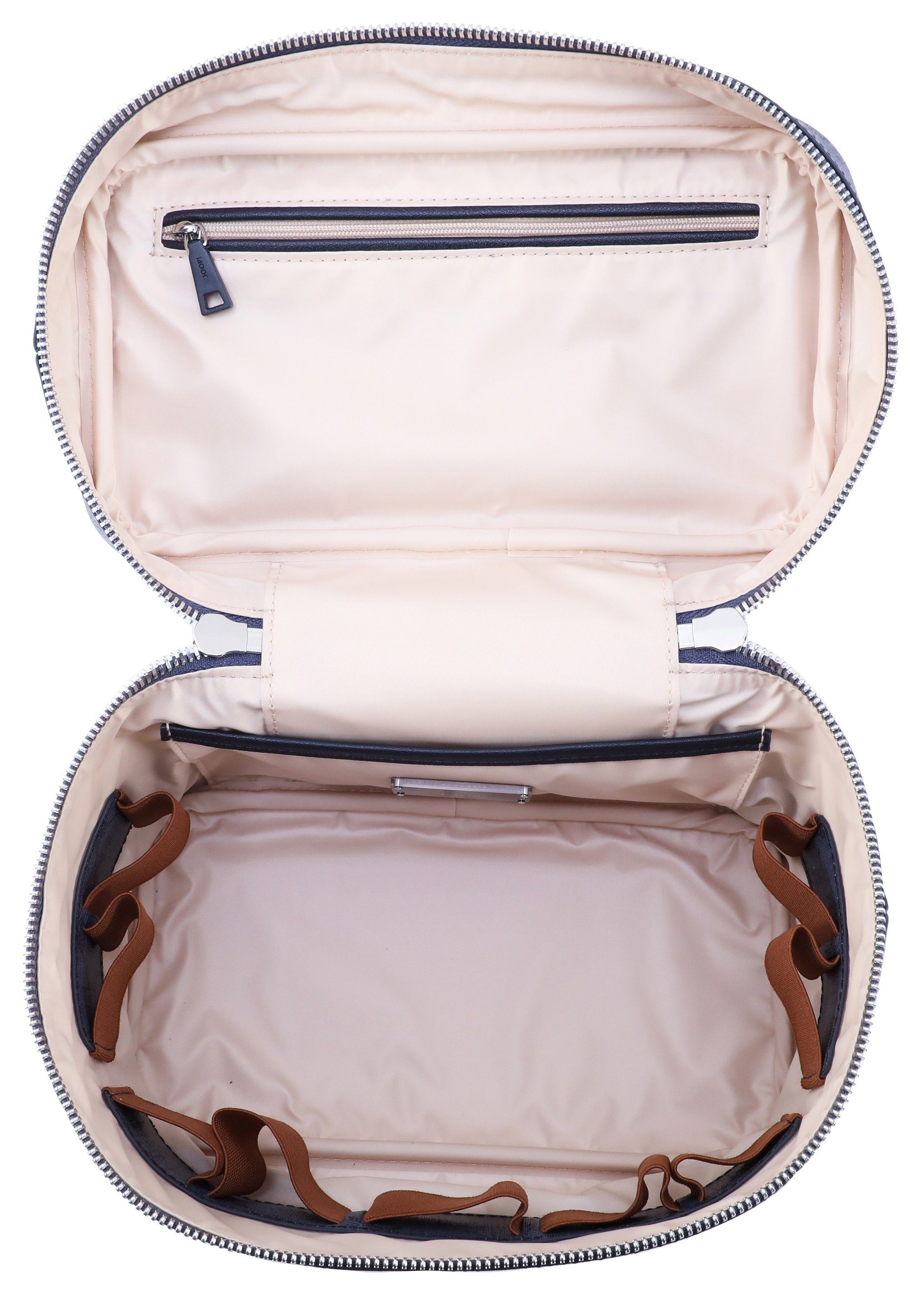 Joop! Kosmetiktasche mazzolino flora washbag mhz, mit silberfarbenen Details