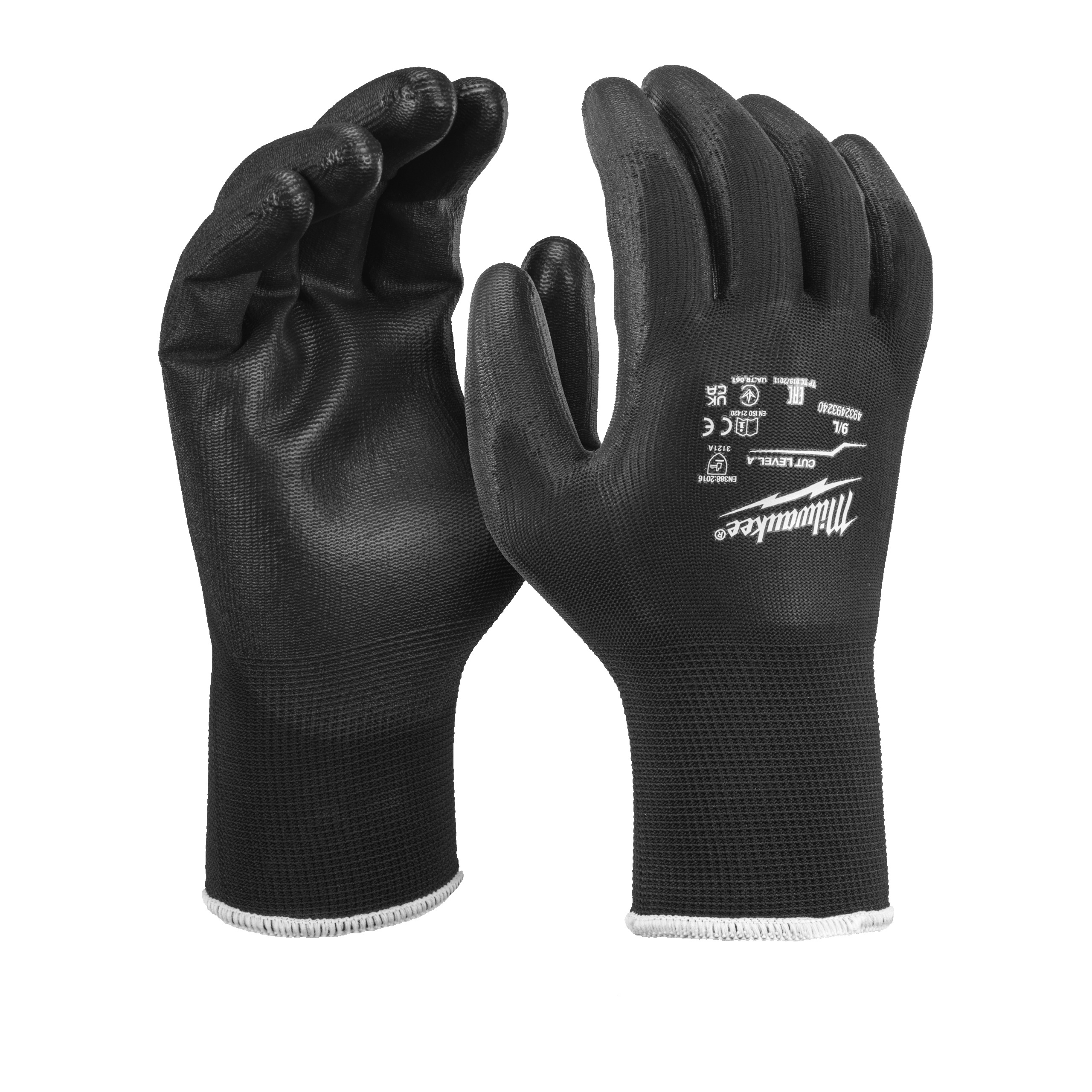 Αξεσουάρ Milwaukee 4932493239 Γάντια γενικής εργασίας - 8/M - 12 ζευγάρια