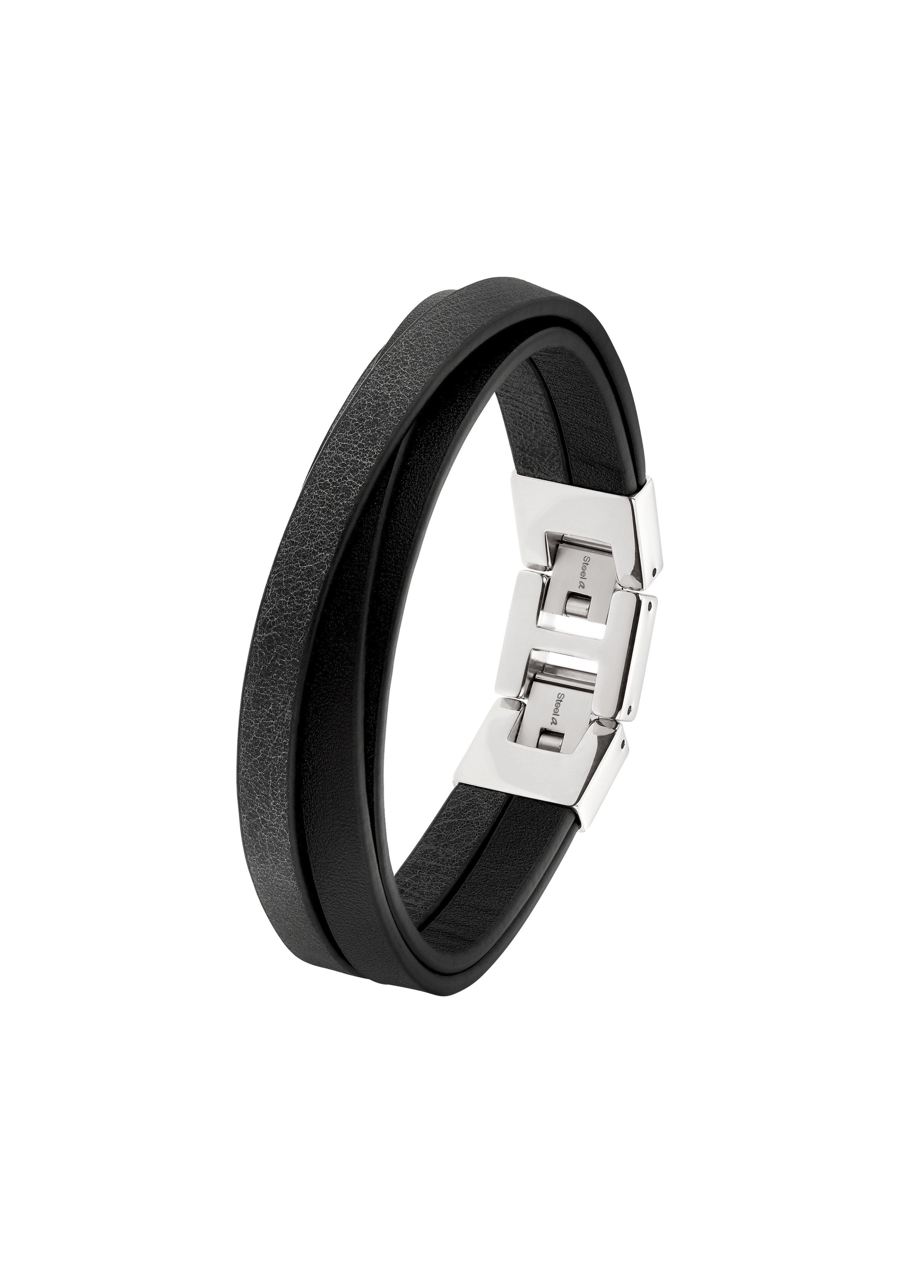 Mehrreihiges Lederarmband  6009608-95B0
