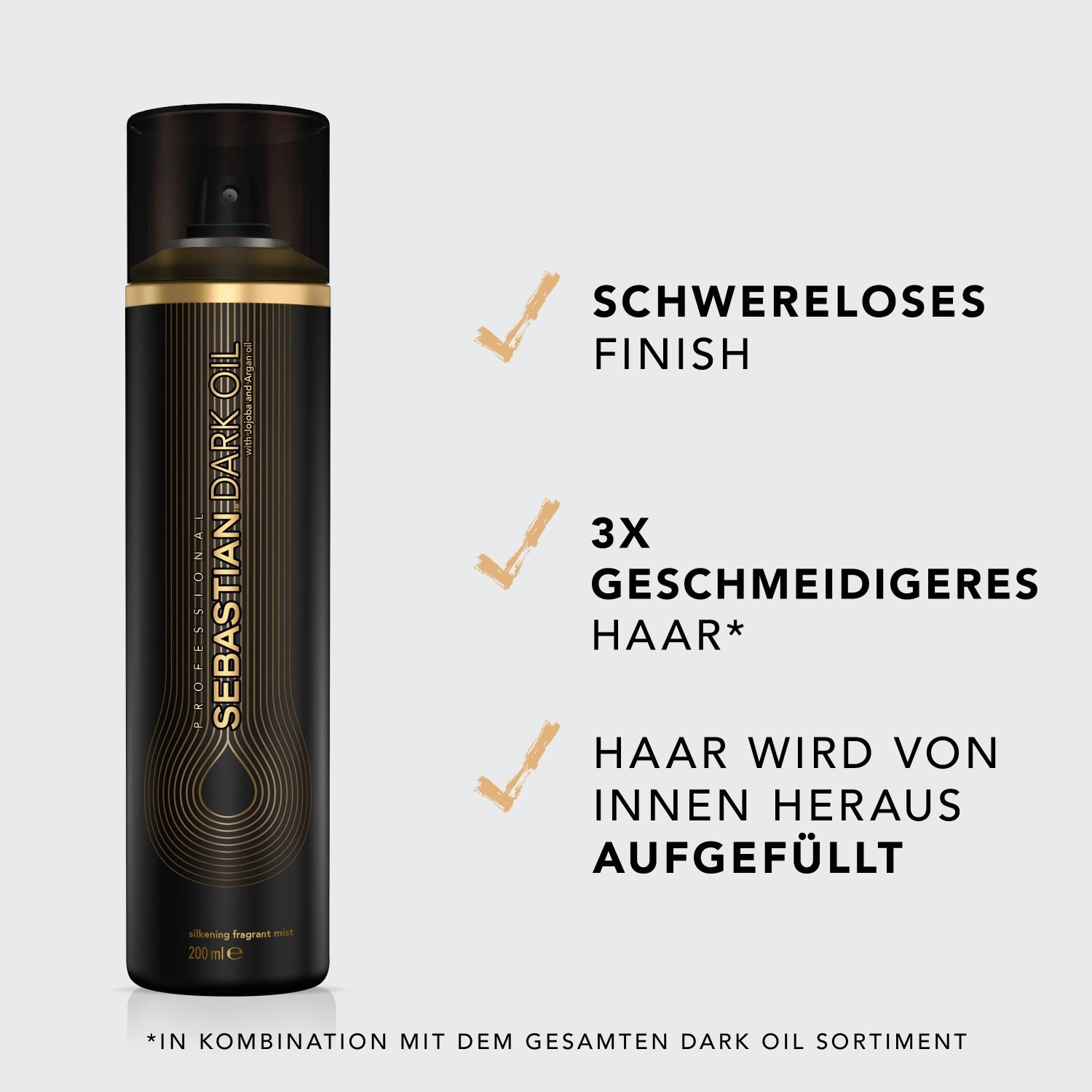 Sebastian Professional Dark Oil Silkening Fragrant Mist 200ml