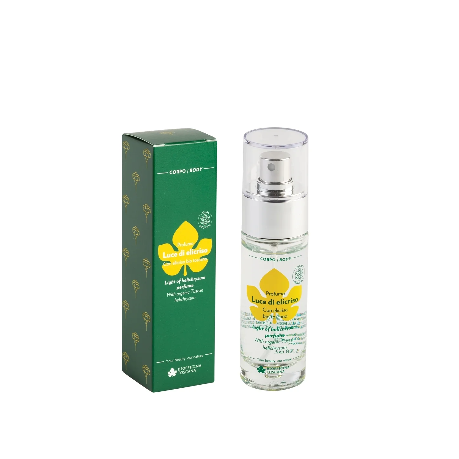 Perfume corporal Light of Helichrysum - Agua aromática, agua aromática unisex