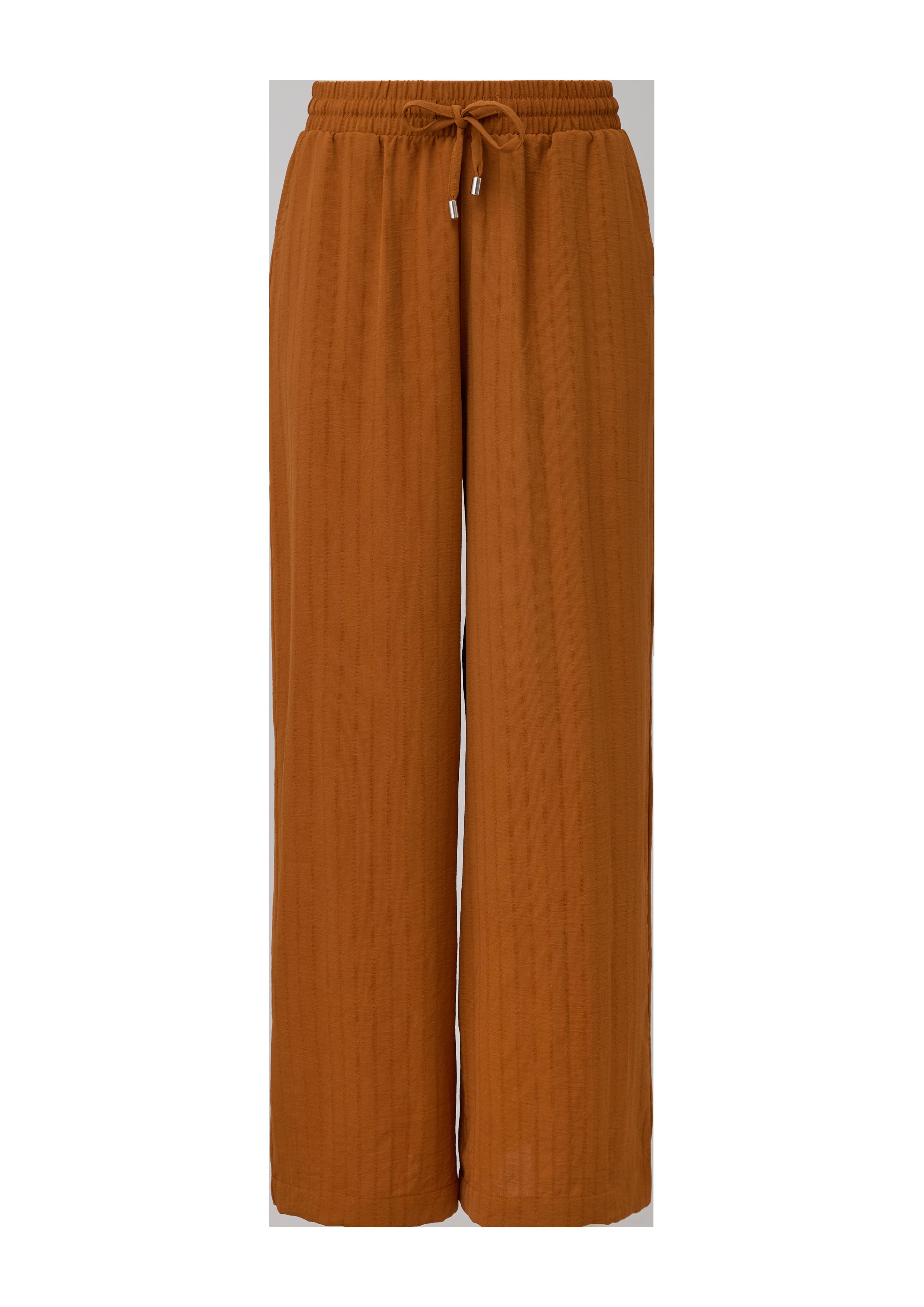 Loose: Hose aus Seersucker  2131197-8753