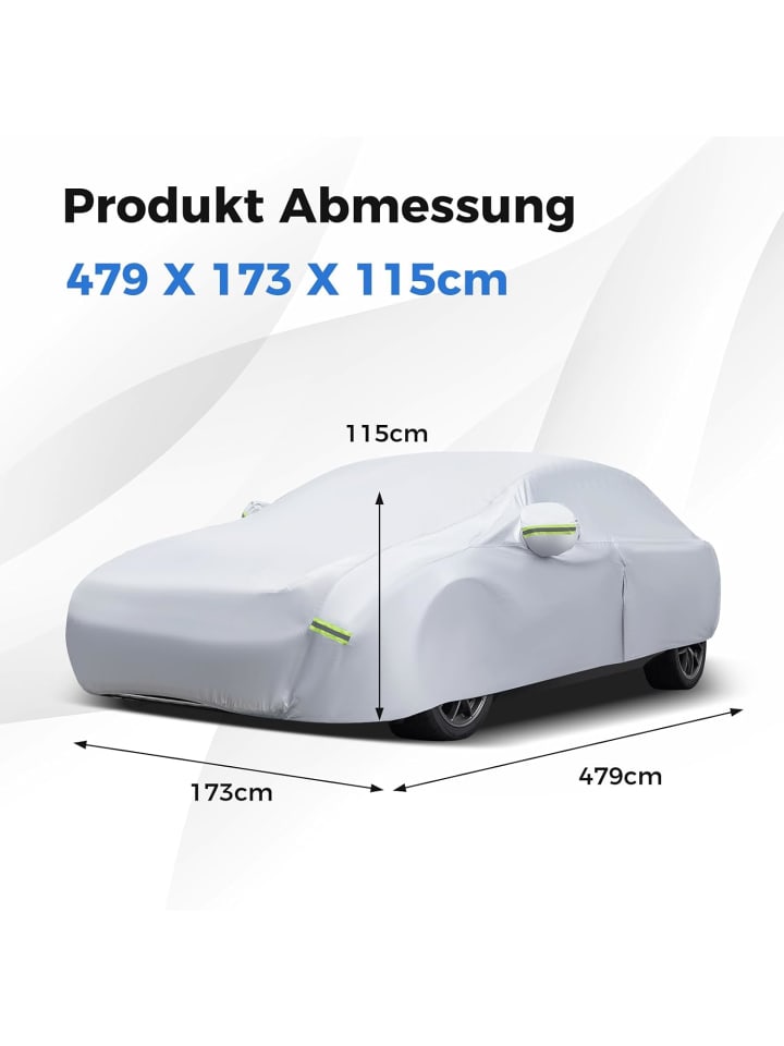 COSTWAY Abdeckplane Auto für Limousine bis zu 479 cm in Grau günstig kaufen onesize