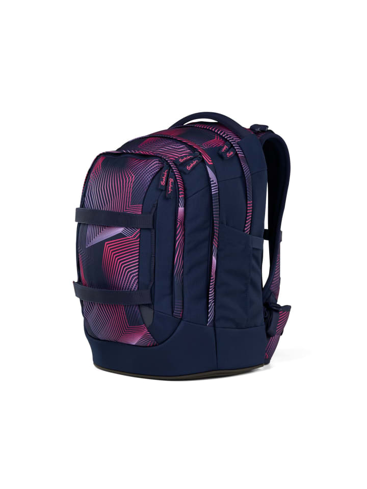 Satch Satch pack Schulrucksack Seismic Pink dunkelblau günstig kaufen onesize
