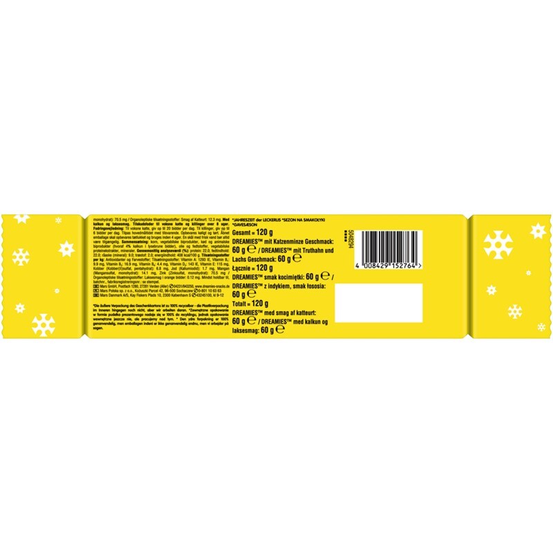 Dreamies Snacks Dreamies X-Mas Geschenkbox 120g