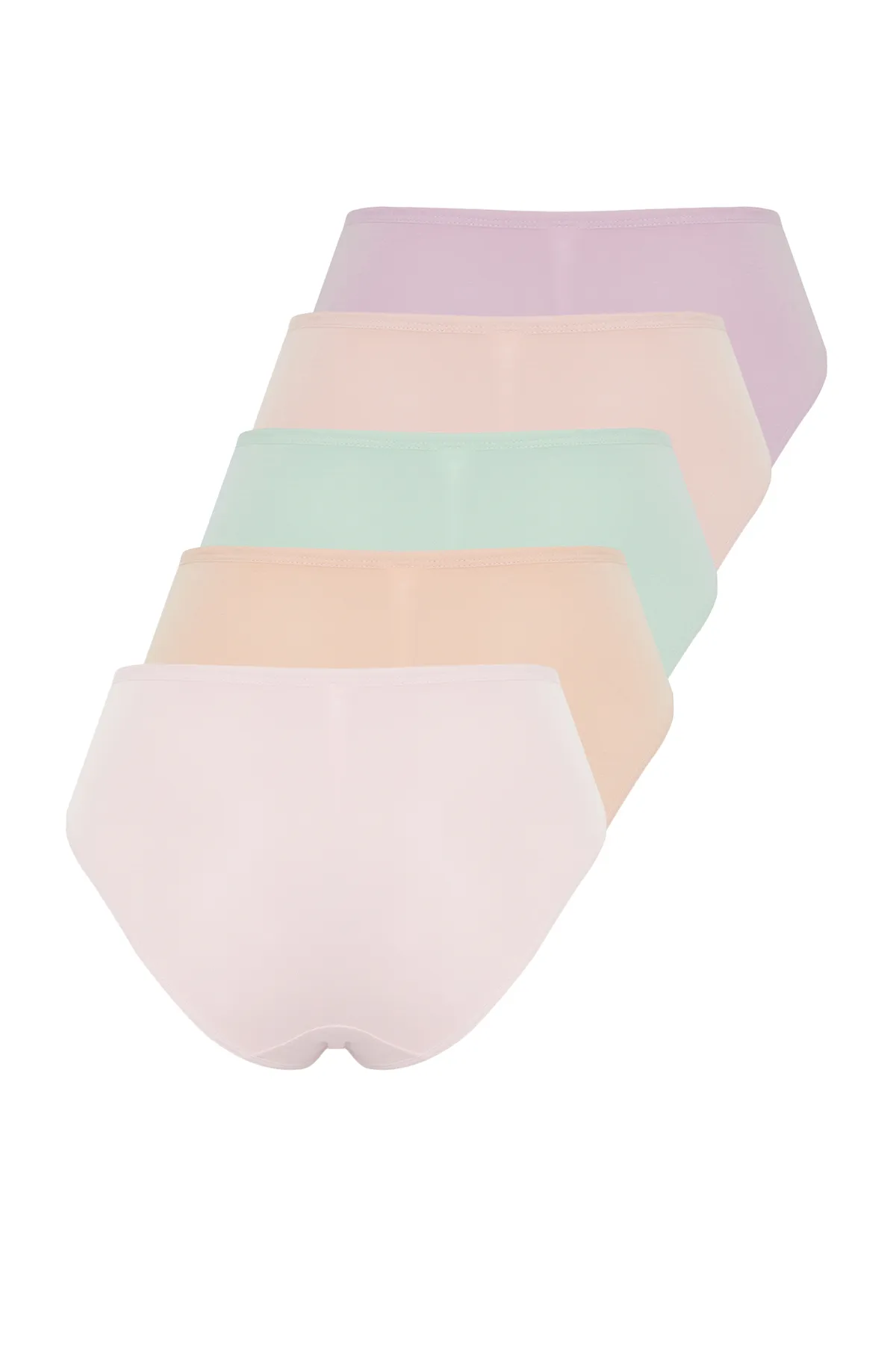 Trendyol Collection  Mehrfarbige Hipster-Strickhöschen im 5er-Pack THMSS24KU00024