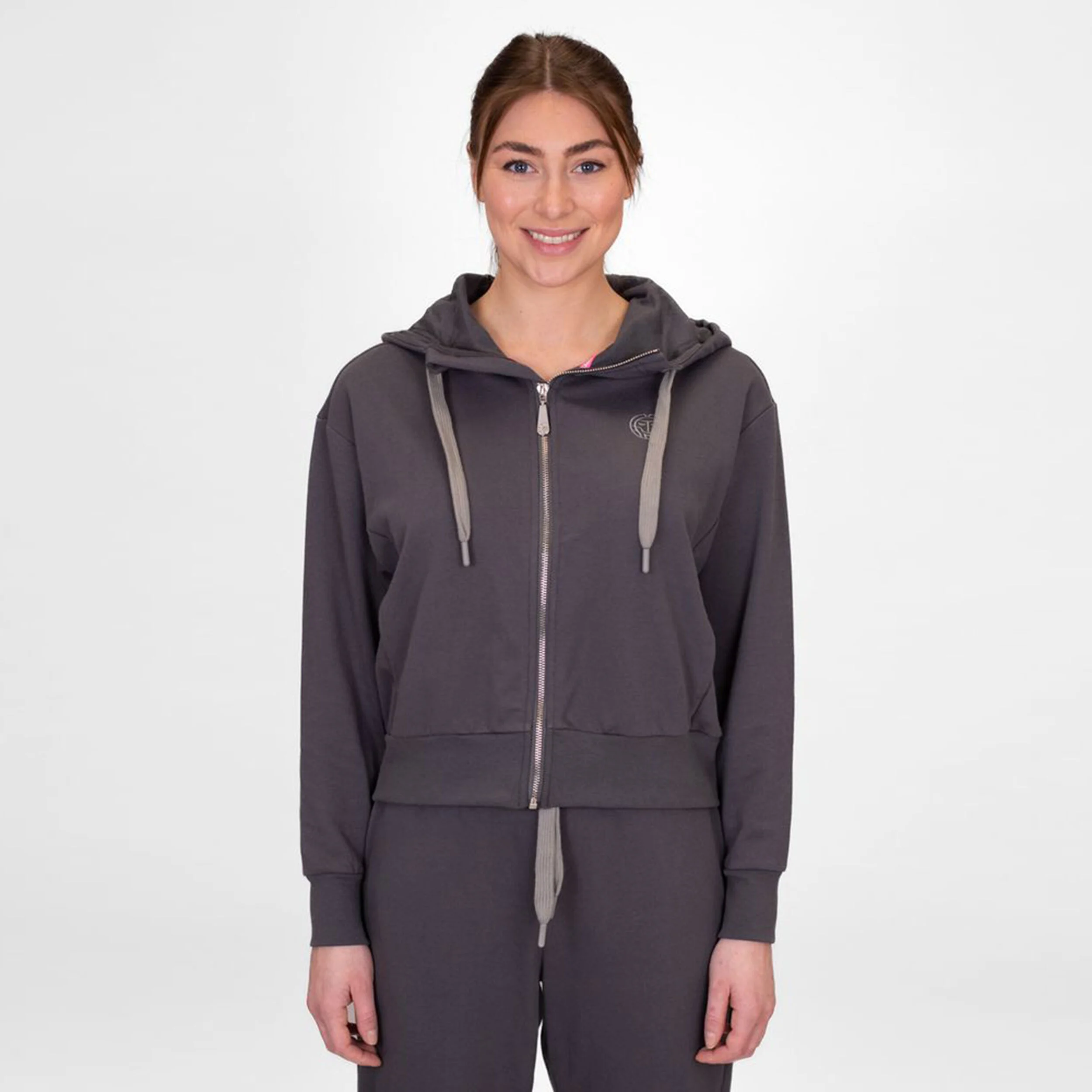 Chill Trainingsjacke Damen - Dunkelgrau