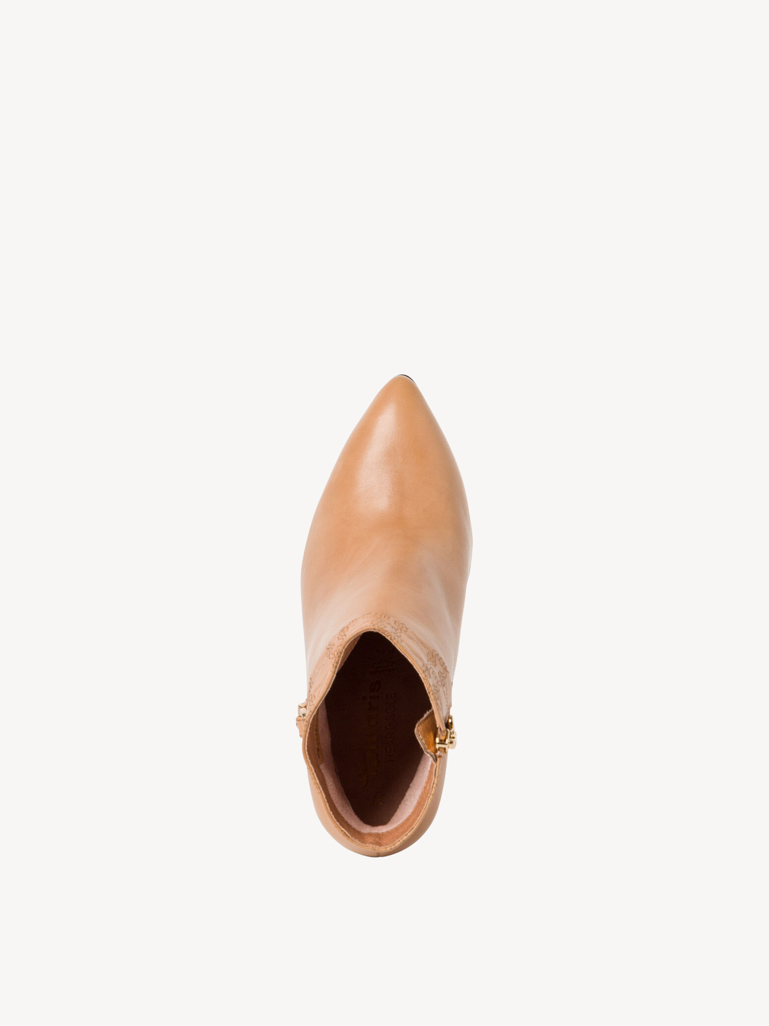 Bottine en cuir - marron