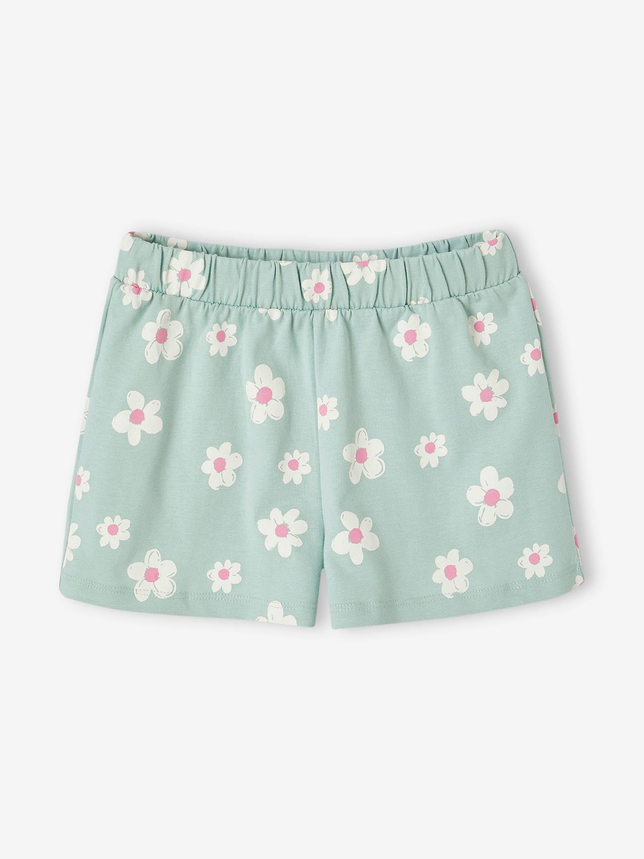 Vertbaudet Mädchen-Set: T-Shirt & Shorts - rosa