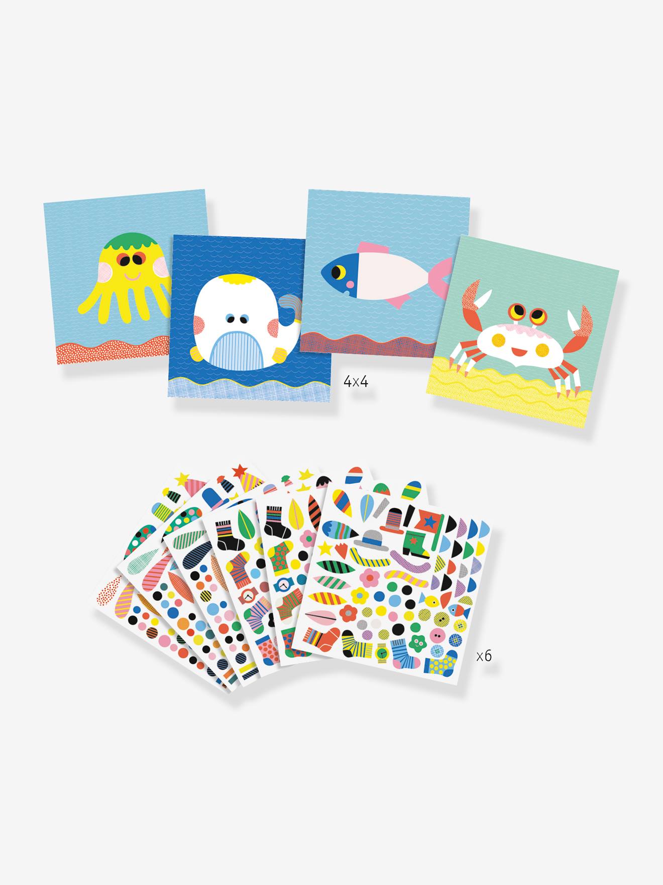 Stickers Marins DJECO jaune