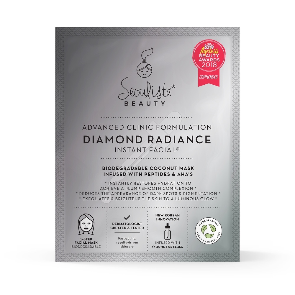 seoulista beauty Seoulista Beauty Diamond Radiance Instant Facial Masque Visage