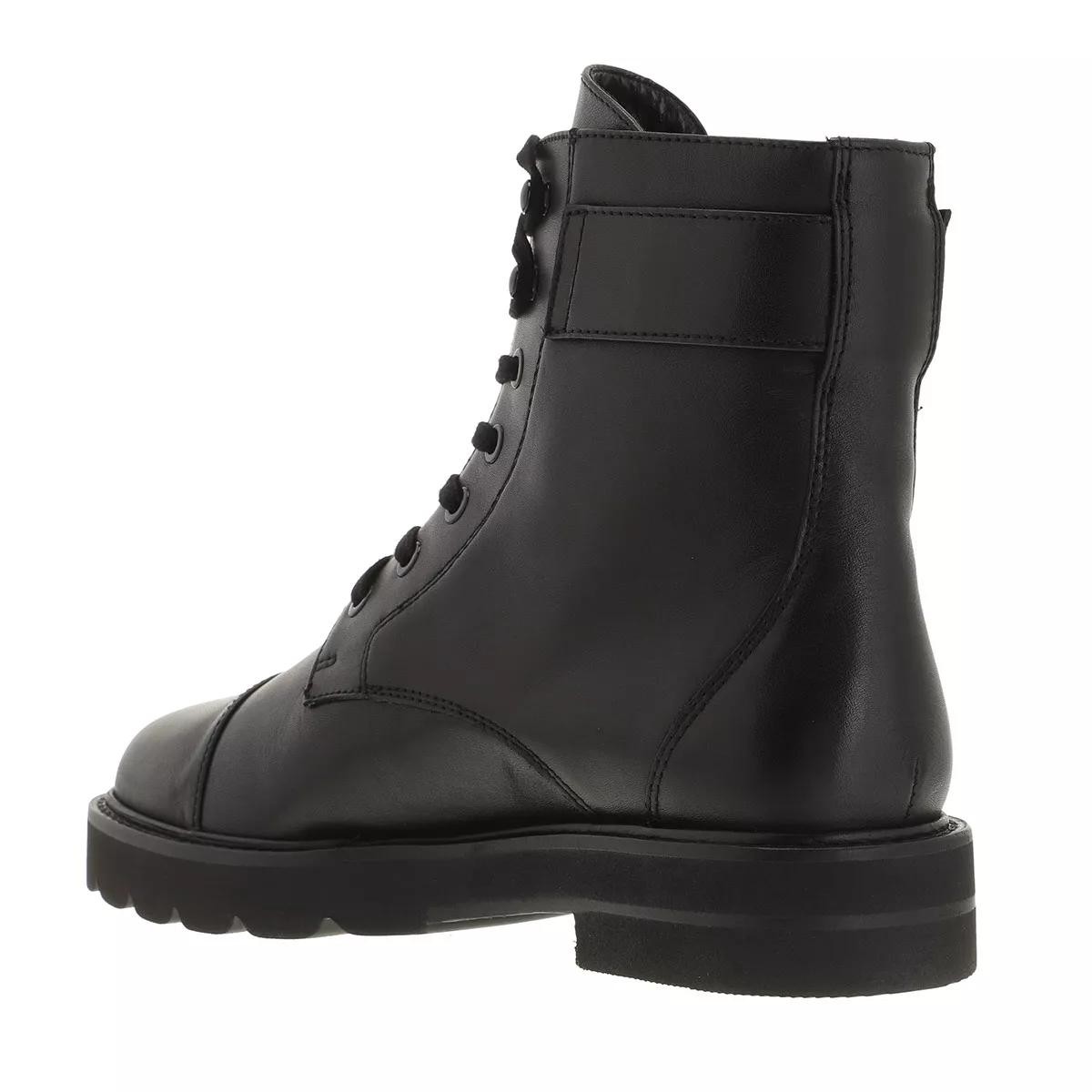 STUART WEITZMAN Stiefeletten schwarz Schnürstiefel