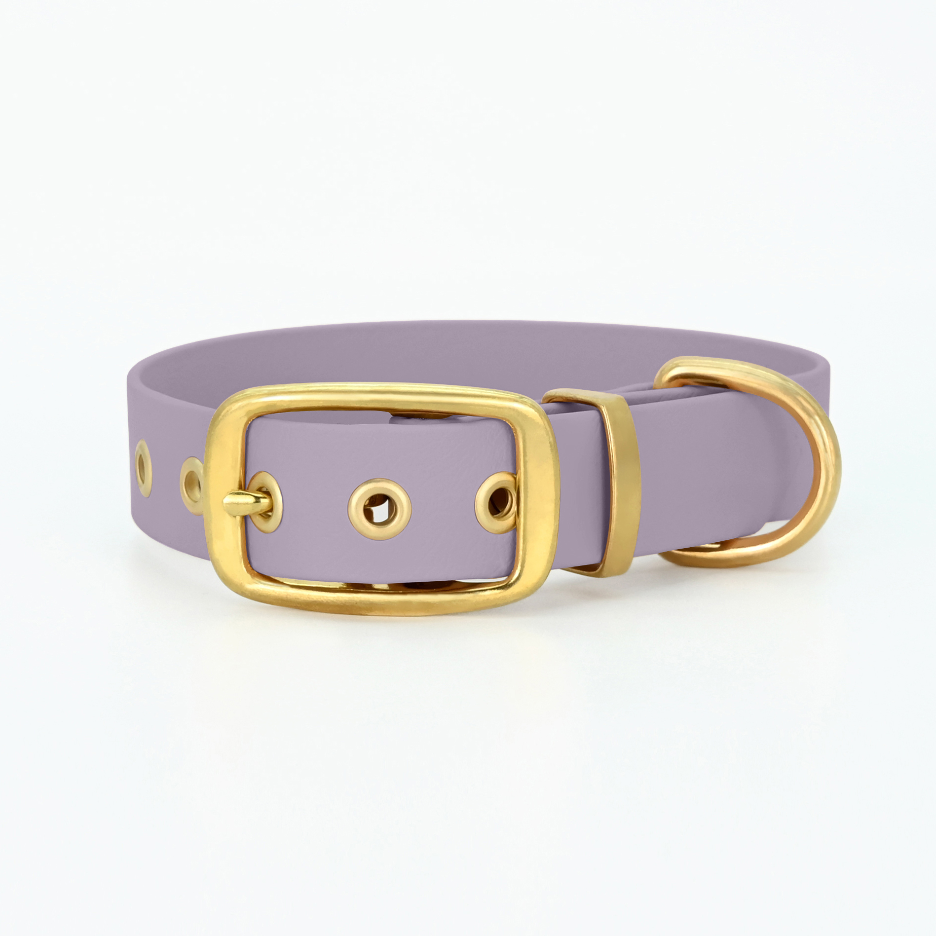 THE DOG IDEA Hundehalsbänder THE DOG IDEA Biothane Halsband Gold Lavendel S