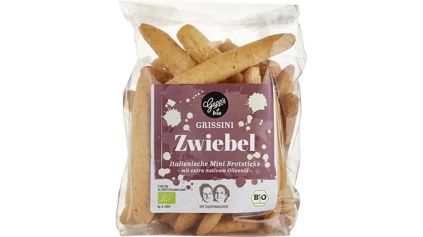 Gepp's Bio Grissini Zwiebel 125 g
