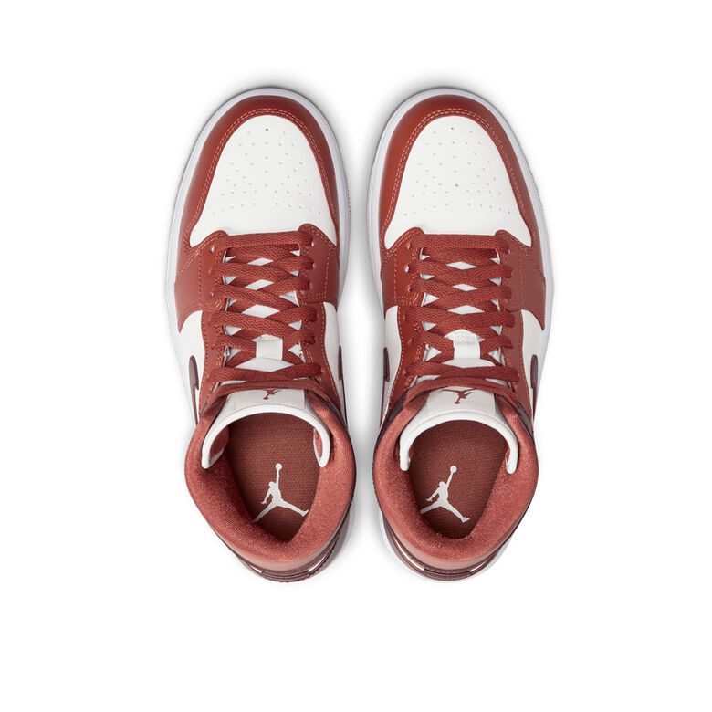 JORDAN Wmns Air Jordan 1 Mid dusty peach/night maroon/sail/white