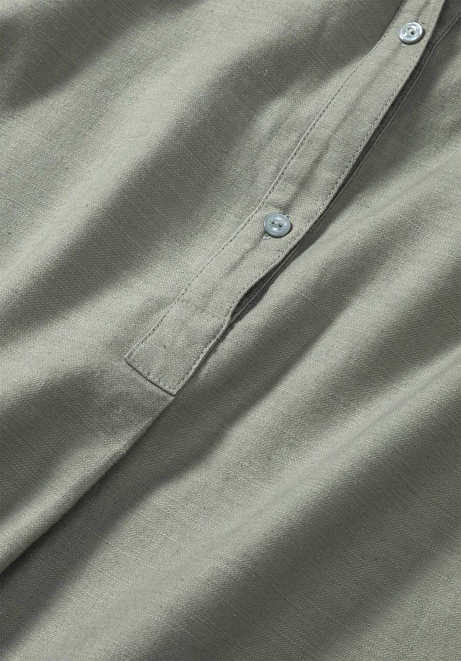 Kleid aus Bio-Baumwolle mit Leinen