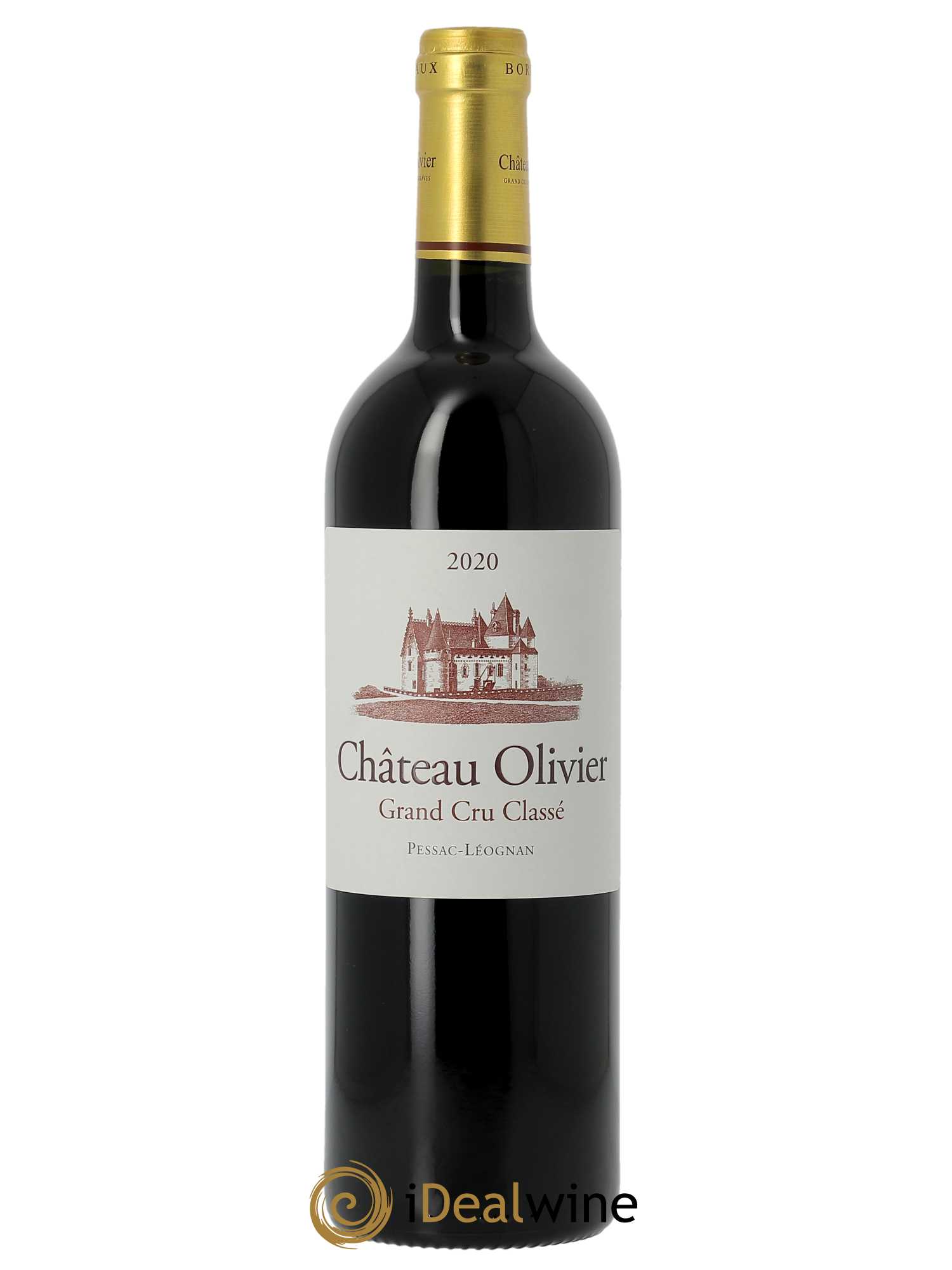 Château Olivier Cru Classé de Graves (CBO à partir de 6 BTS) 2020 - Lot de 1 Bouteille