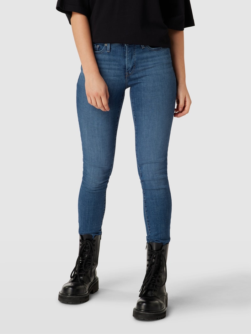 Jeans mit Label-Patch '311™ SHAPING SKINNY' in blau