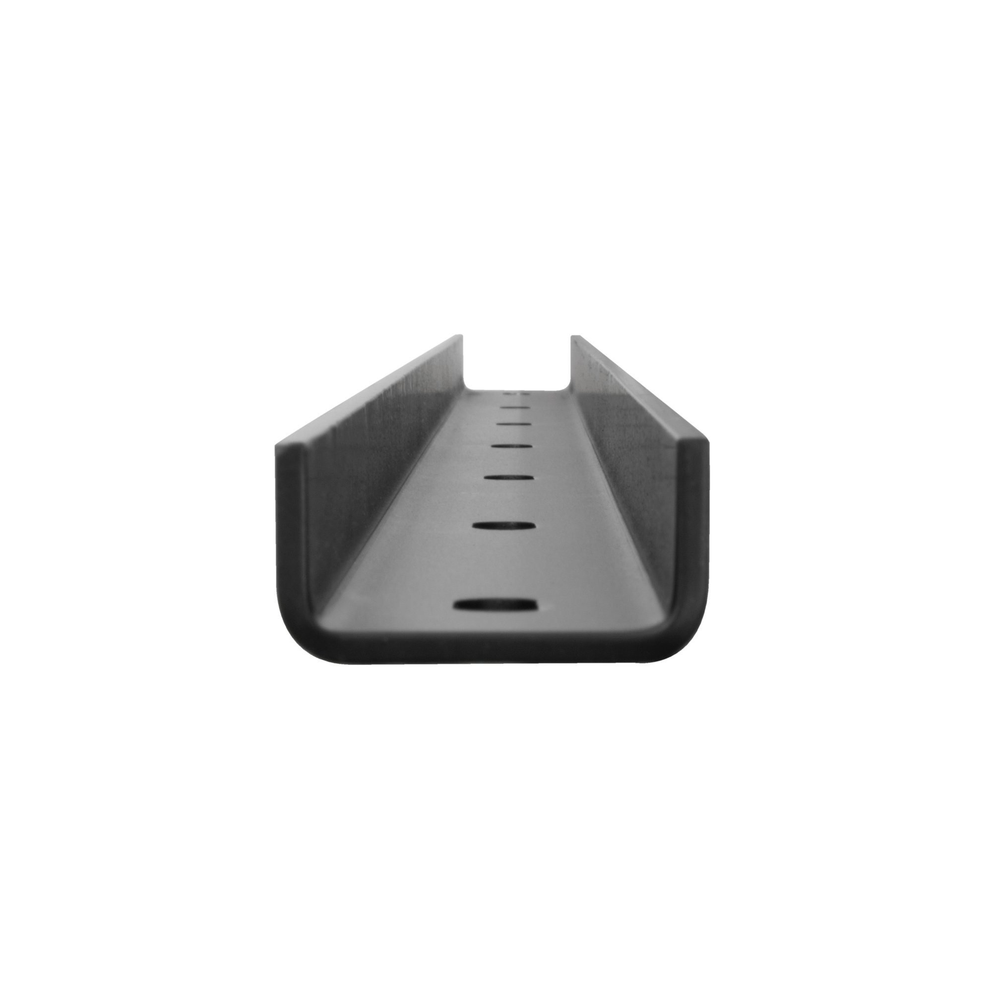 Natural Goods Berlin Möbelleiste Gratleiste U-FORM, (3er Set, 3-St), Unterbau, Versteifung, Verstrebung, Tischplatten, 60cm, Schwarz