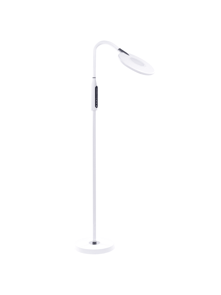 Beliani Stehleuchten CASSIOPEIA in Weiß - (W) 42 x (H) 148 x (L) 27 cm günstig kaufen onesize