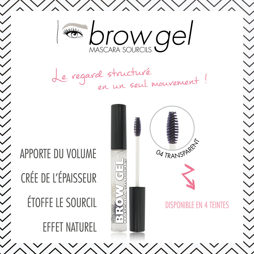 miss cop Sourcils Mascara