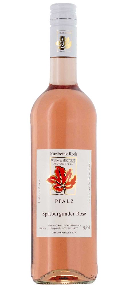 Wein- & Sektgut Karlheinz Roth Weingut Karlheinz Roth Spätburgunder Rosé QbA 2023