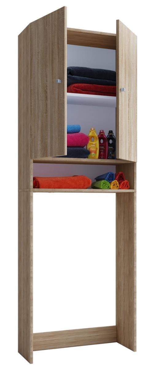 VCM my bath Waschmaschinenschrank Lona / Sonoma-Eiche