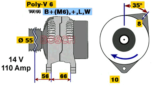 FRIESEN Lichtmaschine Renault 9042201 - ATU