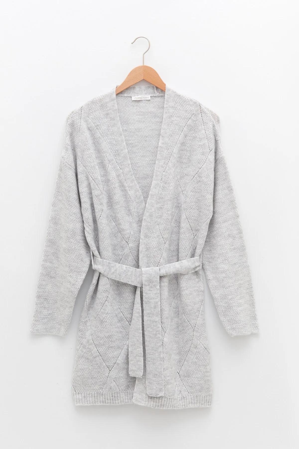 LC Waikiki  Strickjacke - Grau - Regular Fit