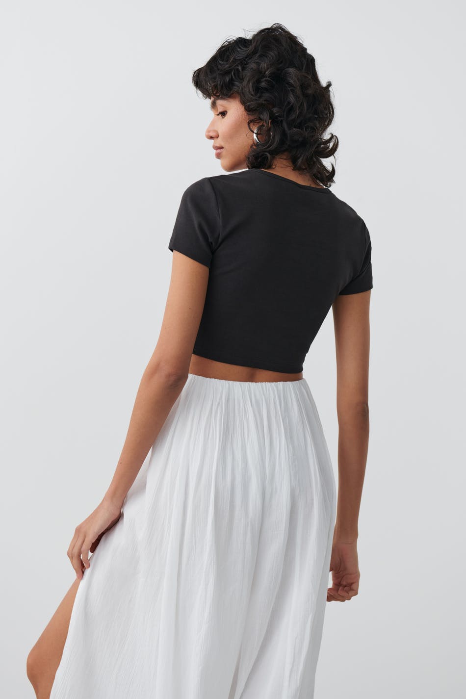 Cropped tight top