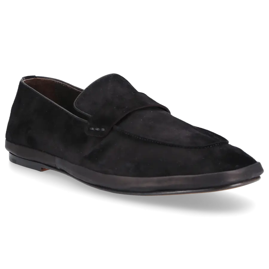 Henderson - Loafer ERNESTO Veloursleder - schwarz