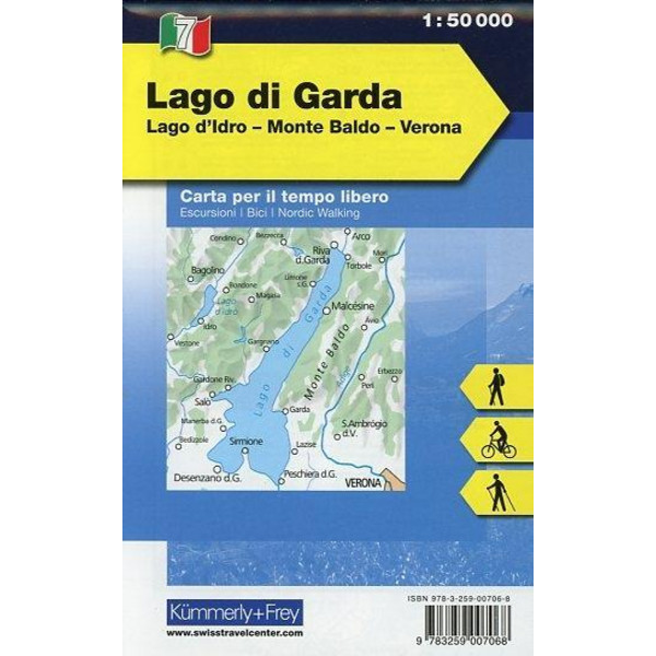 KuF Gardasee 1 : 50 000 - Outdoorkarte - Wanderkarte