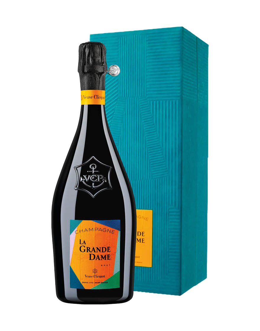 Champagne Brut AOC La Grande Dame x Paola Paronetto 2015 Veuve Clicquot 0,75 ℓ, Boîte en carton précieux