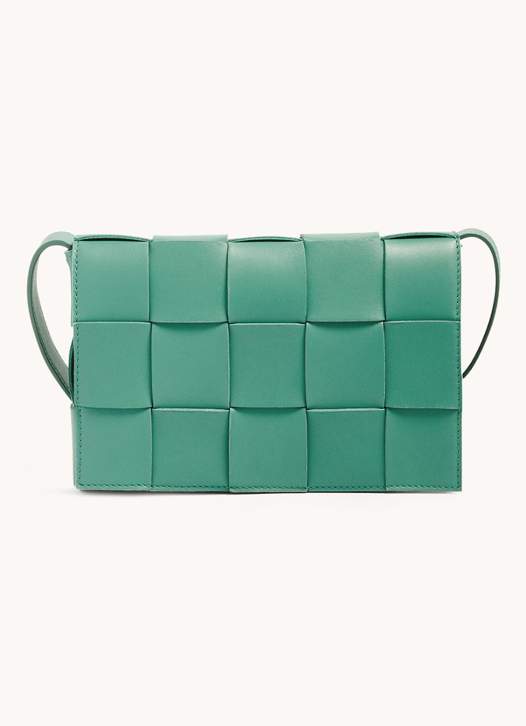 Τσάντα χιαστί από δέρμα αρνιού Bottega Veneta Cassette