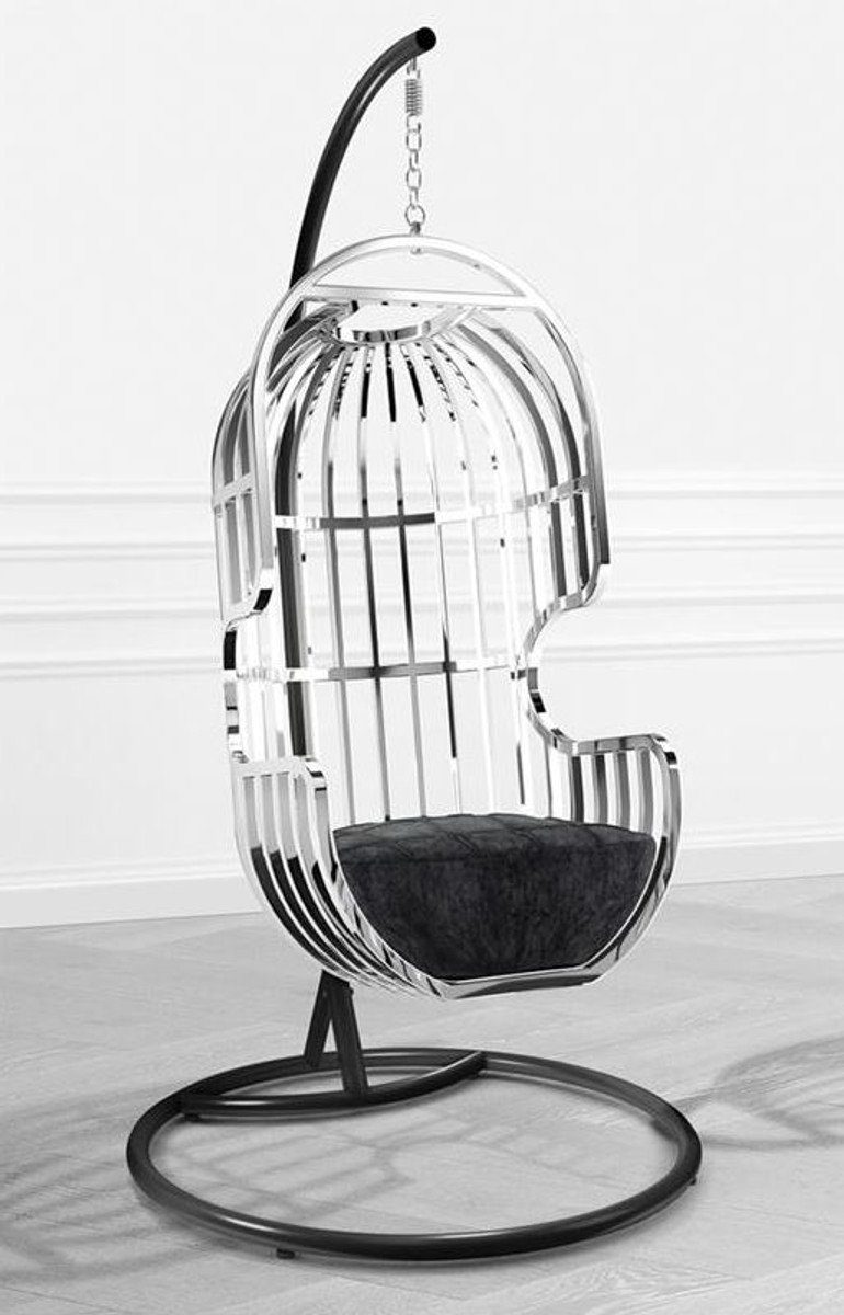 Casa Padrino Schaukelstuhl Luxus Designer Schaukelstuhl - Limited Edition