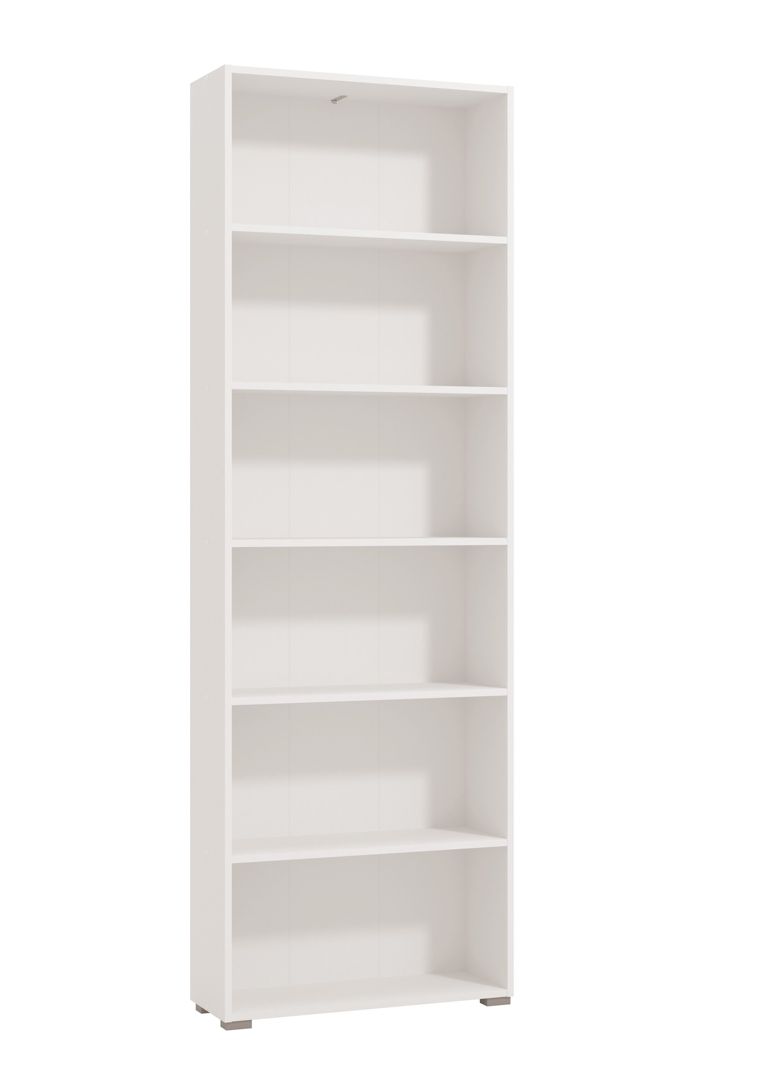 INOSIGN Aktenregal Tomar 6, Bücherregal mit viel Stauraum, Maße (B/T/H): 70/24,5/211,5 cm