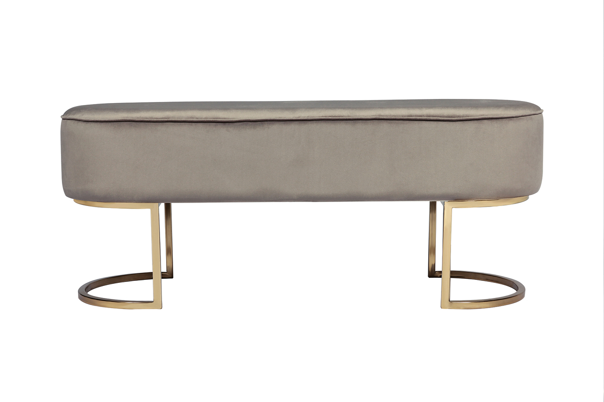 Kayoom Sitzbank Athea 225 Taupe / Gold