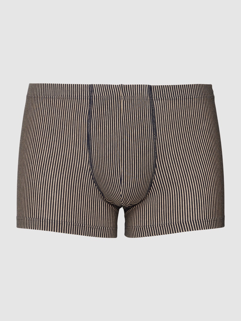 Trunks mit Streifenmuster Modell 'hautnah' in dunkelblau