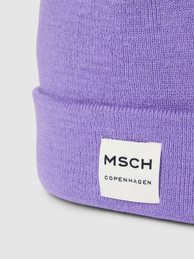 Beanie aus Woll-Mix Modell 'MOJO' in lila