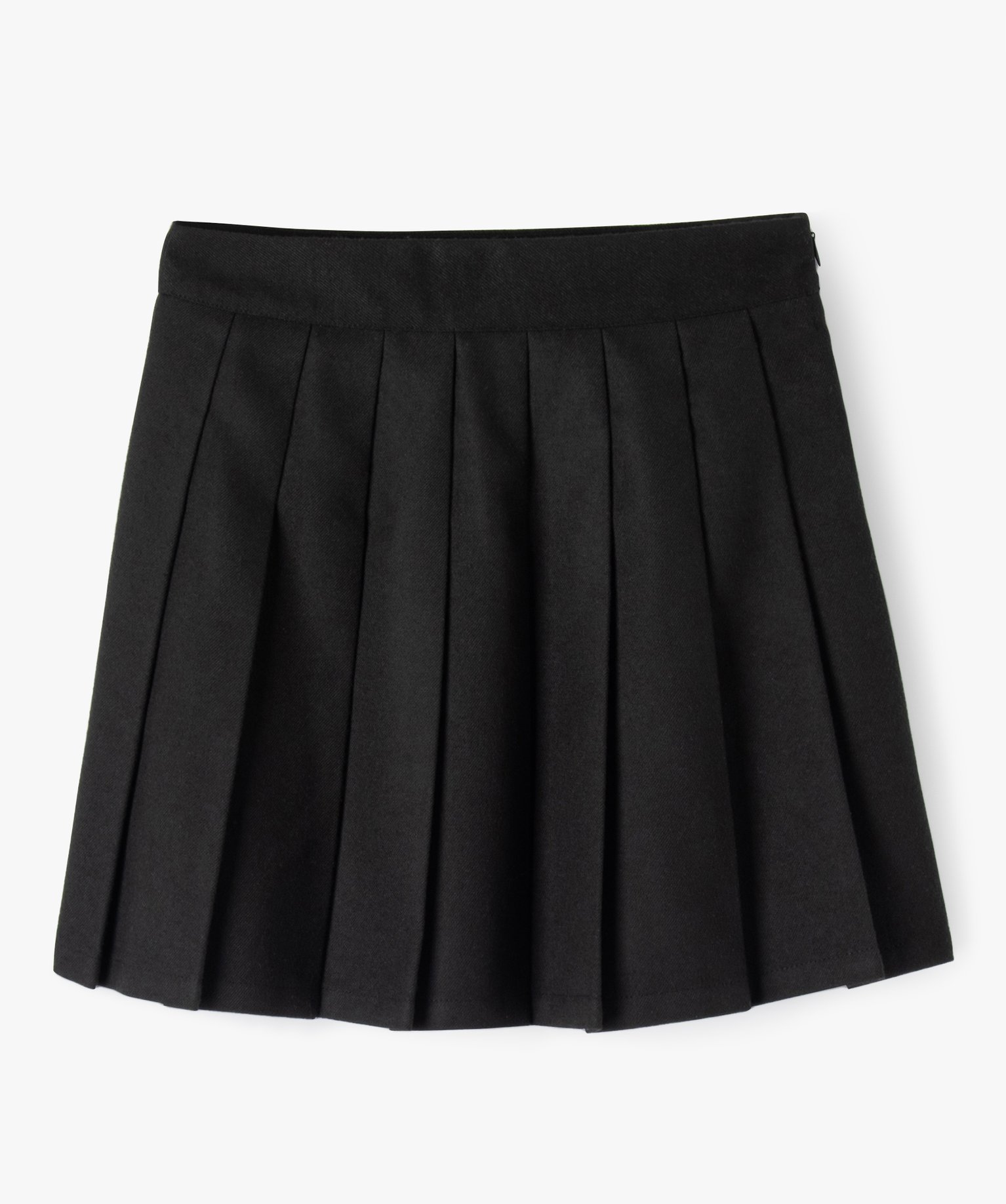 Jupe plissée courte fille noir | GEMO