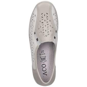Aco Becas Slipper in weiß