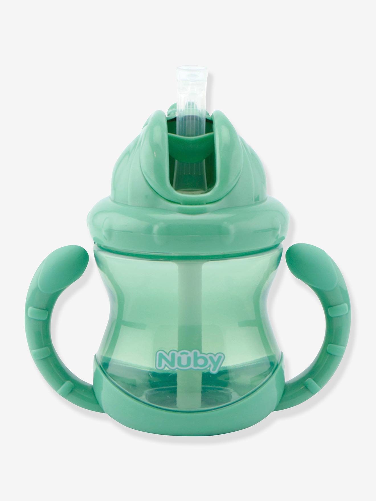Gobelet anti-goutte Flip-It NUBY avec anses vert