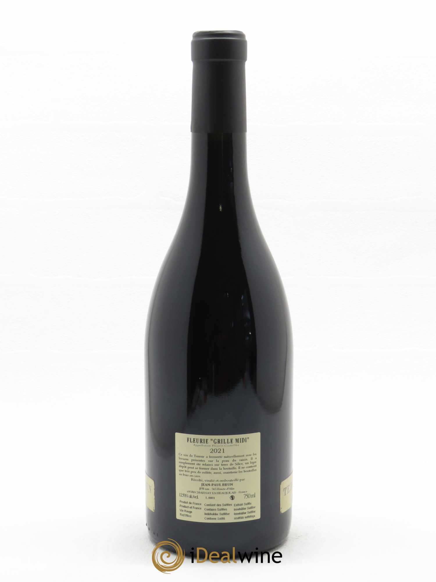 Fleurie Grille-Midi Terres dorées - J-P. Brun (Domaine des)  2021 - Lot de 1 Bouteille