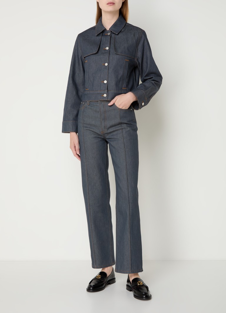 Camicetta in denim Claudie Pierlot con tasche laterali