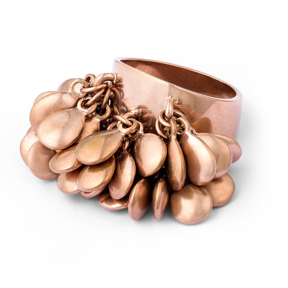 Pippa&Jean Bague tendance Laiton en Or rose Bague