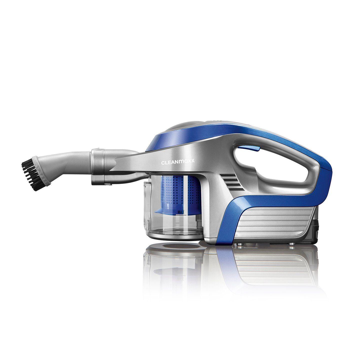 CLEANmaxx Zyklon Hybrid Staubsauger Akku Sensation kabellos 14,8V blau/grau
